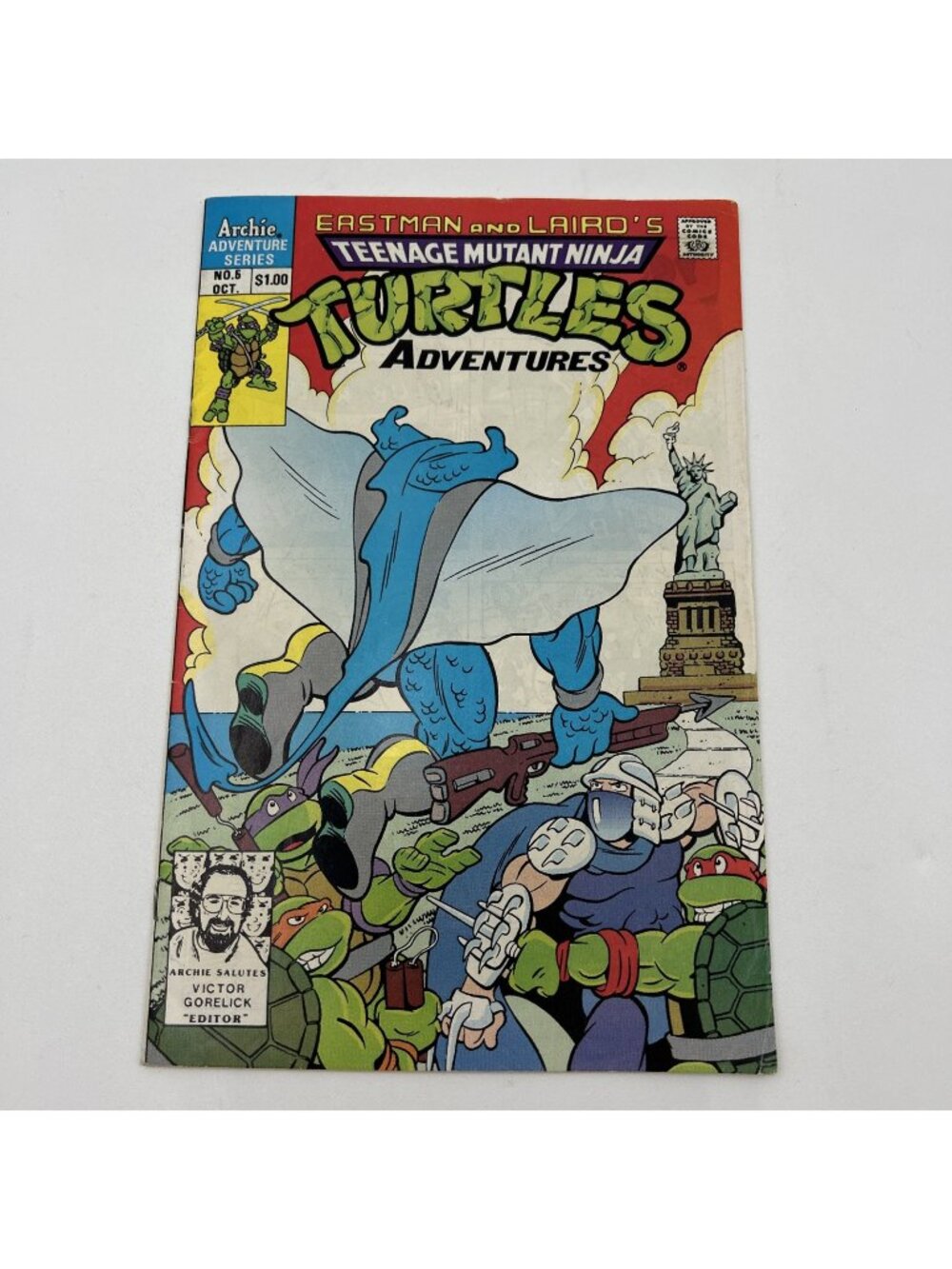 TMNT Teenage Mutant Ninja Turtles Adventures #5 Eastman and Laird's Archie Comic